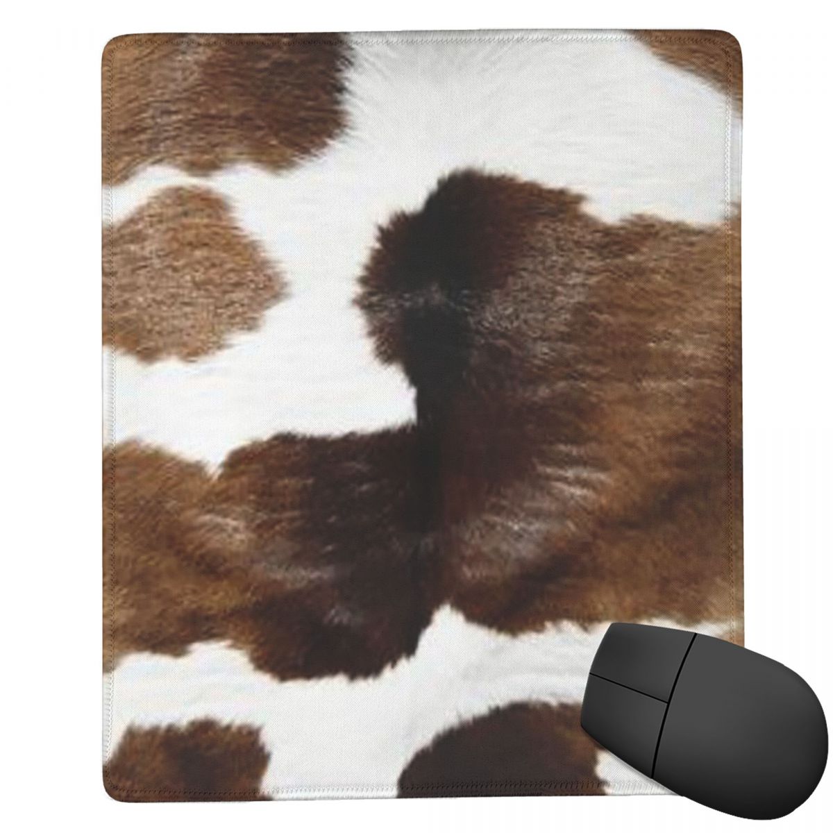 Cow Mat Rubber - Tapis de souris rustique à imprimé
