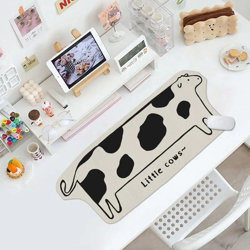 Cow Mat Rubber - Kawaii chat Gamer tapis de bureau