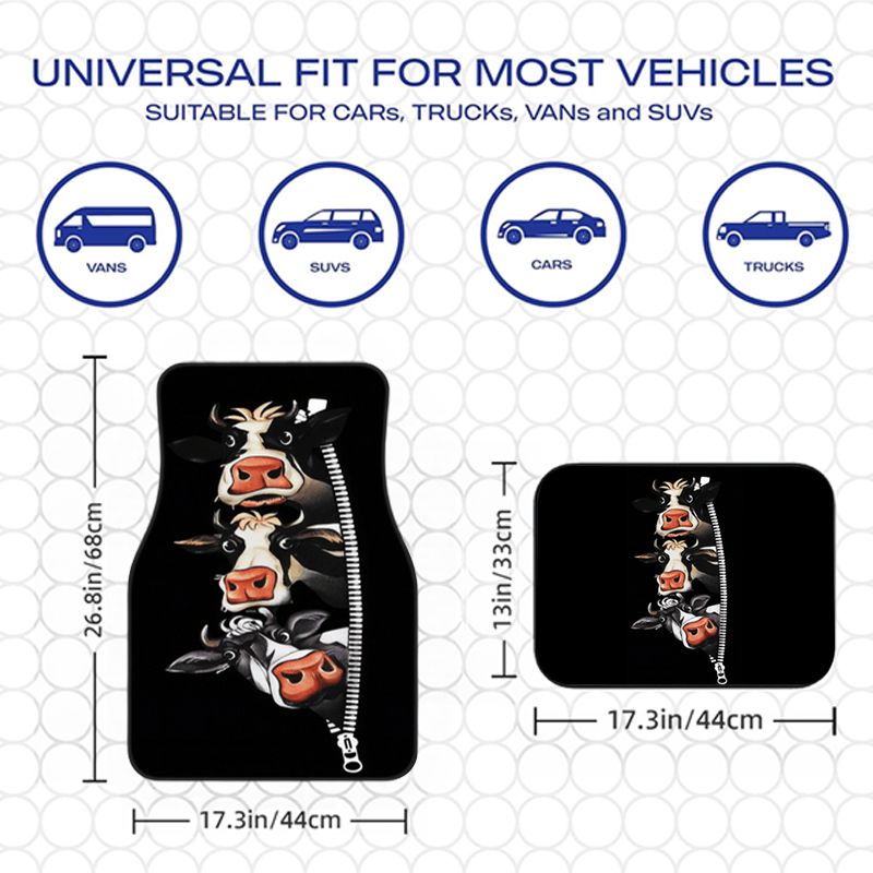 Tapis de sol de voiture avec f - Cow Mat Rubber avis et prix