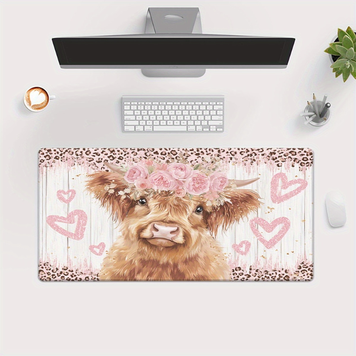 Tapis de bureau Highland Cow a - Cow Mat Rubber avis et prix