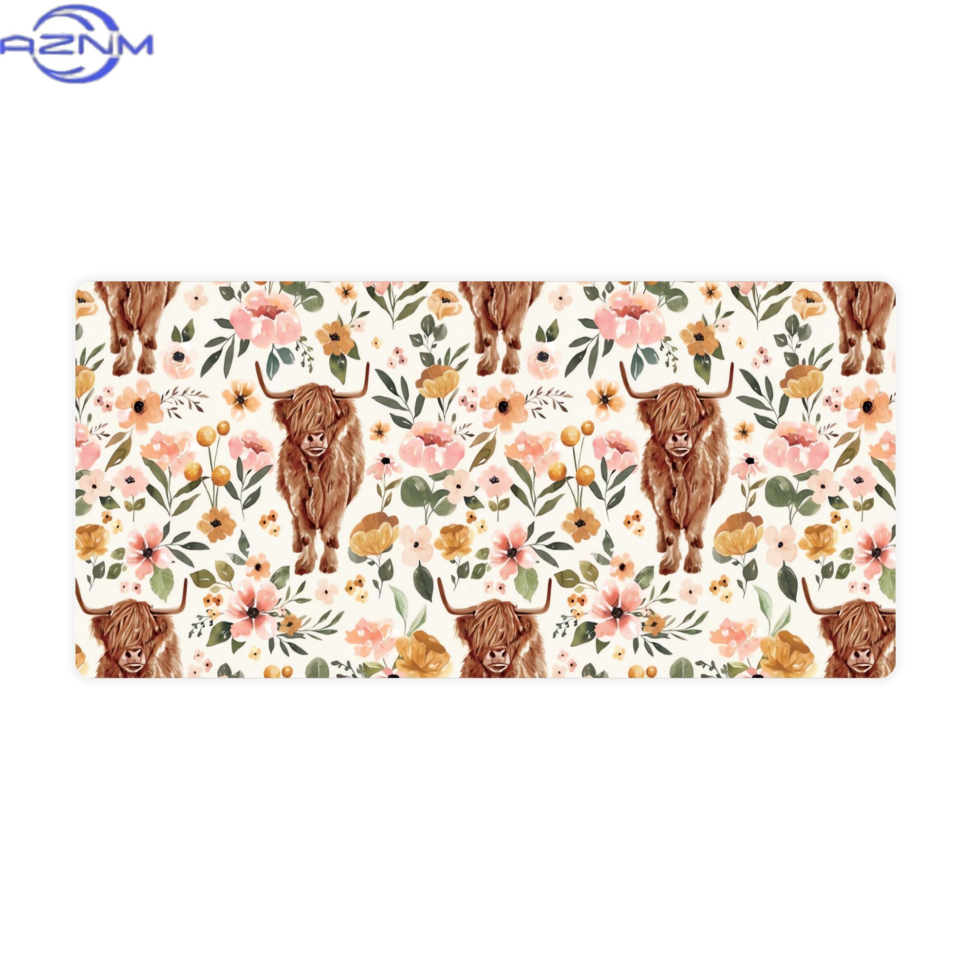 Tapis de bureau esthétique flo - Cow Mat Rubber avis et prix