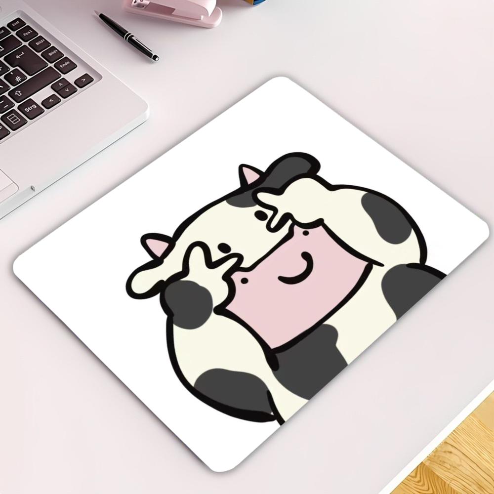 Petit tapis de souris à motif  - Cow Mat Rubber avis et prix