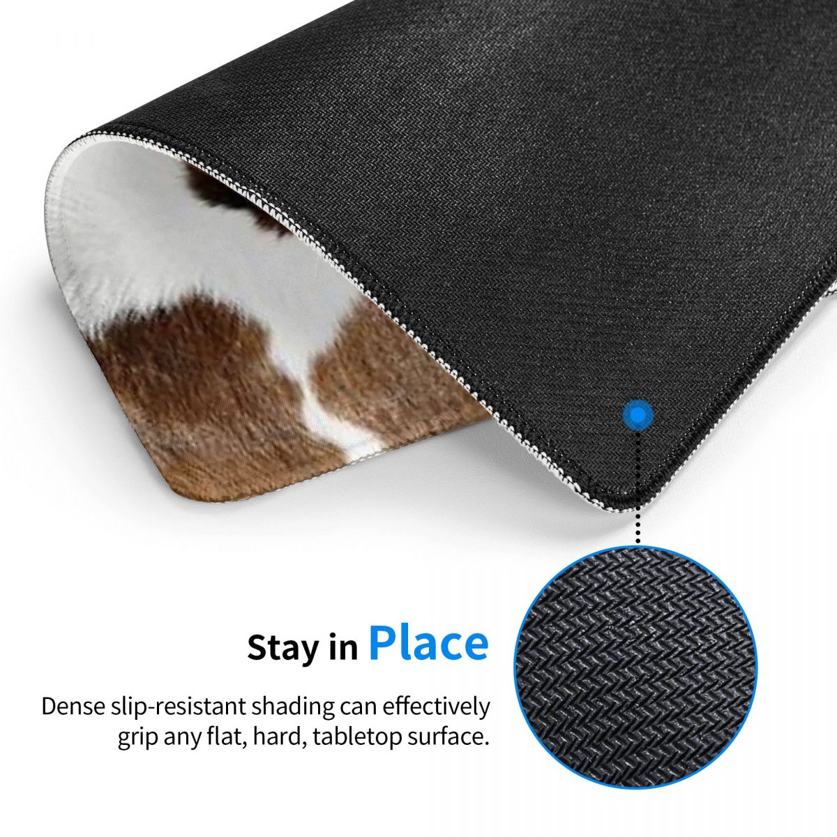 Tapis de souris rustique à imp - Cow Mat Rubber avis et prix