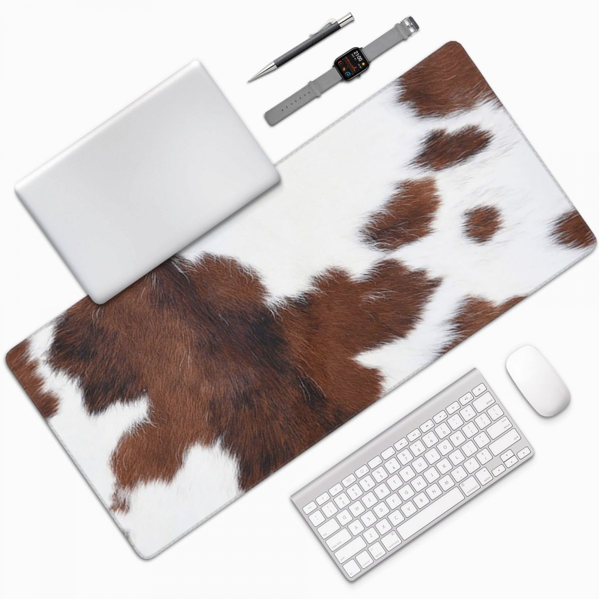 Grand tapis de souris à motif  - Cow Mat Rubber avis et prix