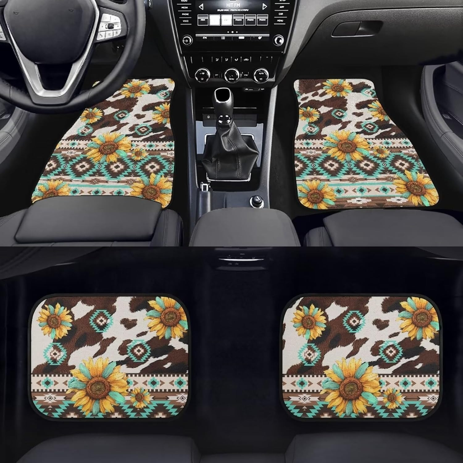 Tapis de sol de voiture aztèqu - Cow Mat Rubber avis et prix