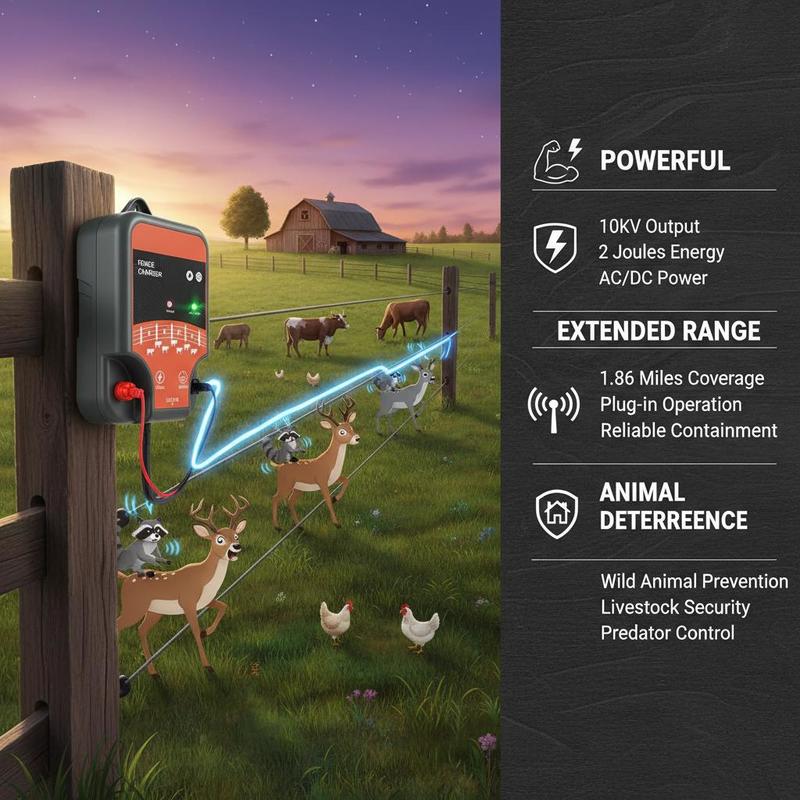 Électrificateur de bétail 10kV - Farming System & Sustainable Agriculture avis et prix